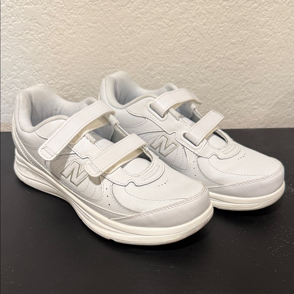 New Balance Velcro White Sneakers